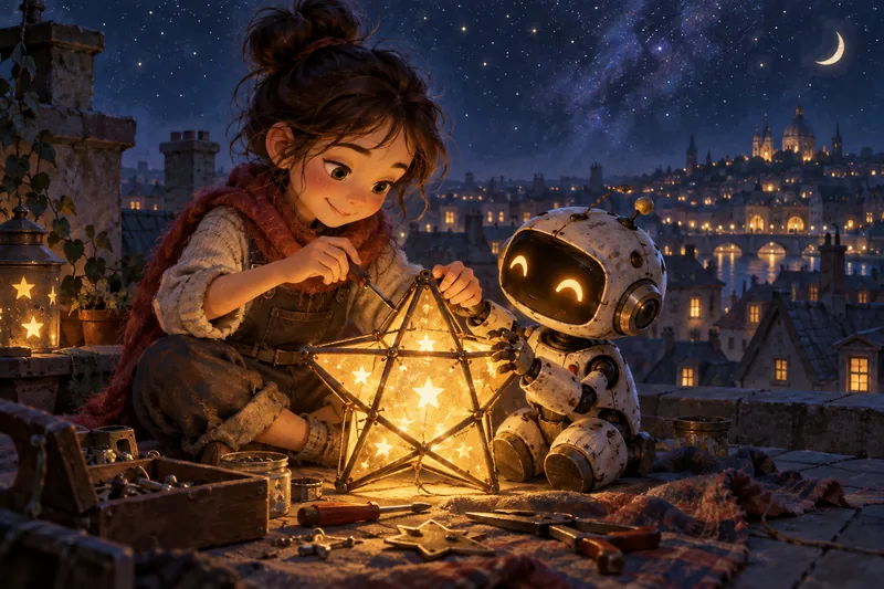 Story Scene Illustrator example