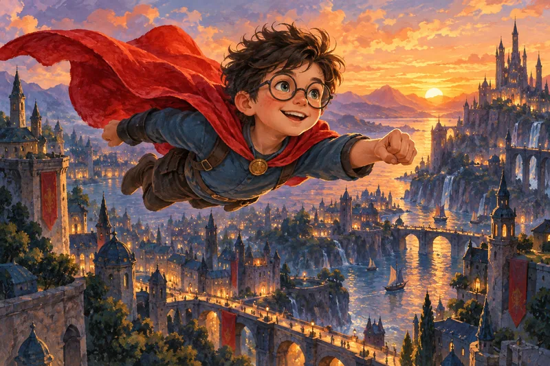 Child Hero Storybook example