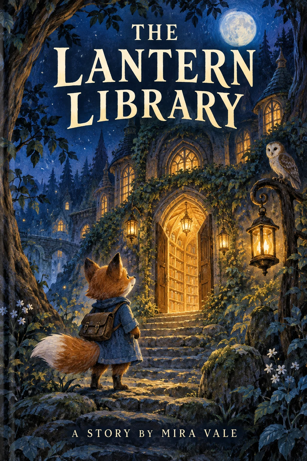 Illustrated book cover concept with title and author